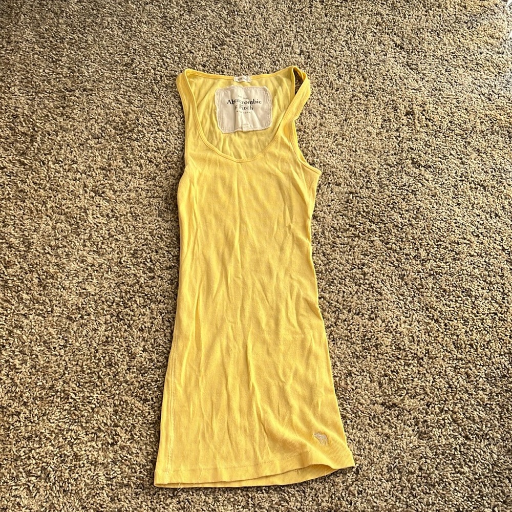 Yellow Abercrombie tank